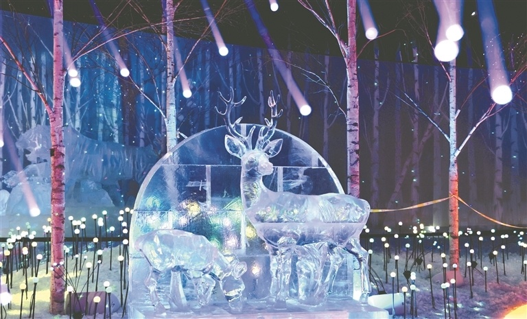"尔滨"梦幻冰雪馆 精彩"绽放"