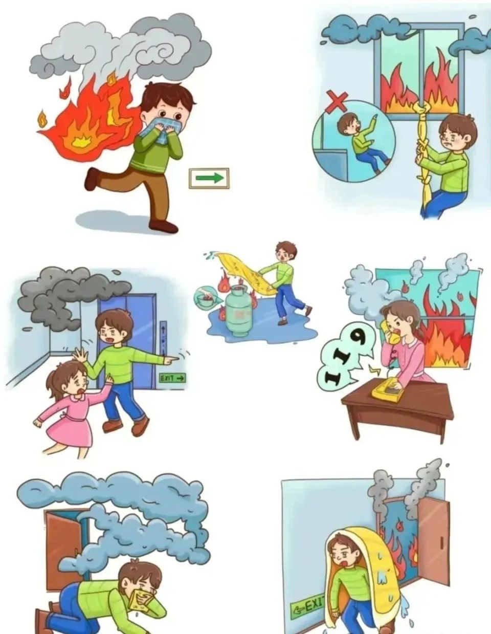 请家长教育孩子不玩火,并加强防电,防火,防爆教育,提高孩子消防安全