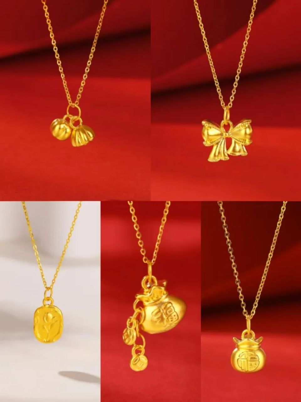 百元抢周六福黄金金吊坠!多种款式,七夕礼物首选!