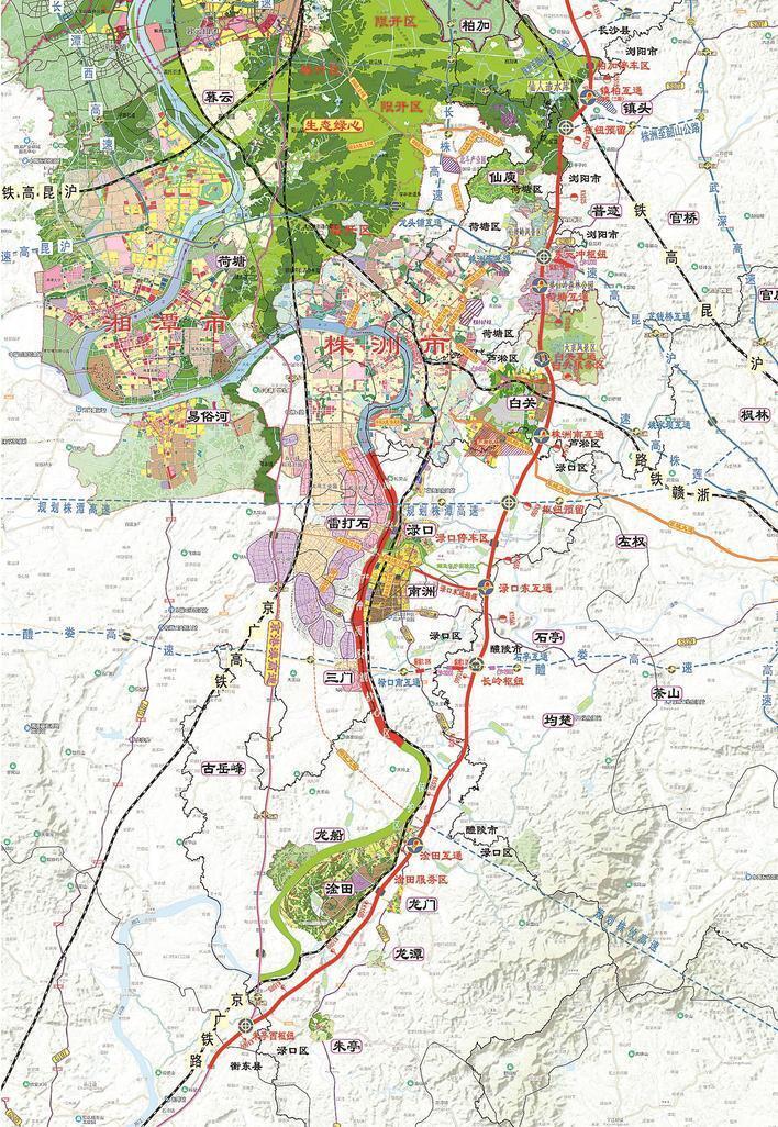 关注京港澳高速长沙广福至株洲王十万段扩容工程东移线预计年内开工