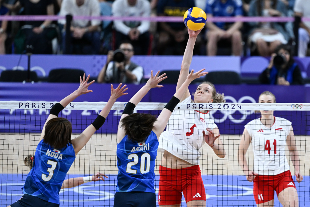 巴黎奥运会丨排球——女子小组赛:波兰胜日本