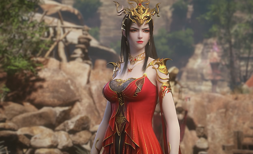 斗破美杜莎的肚子似乎有反应了这下意识的眼神还换上了宽松装