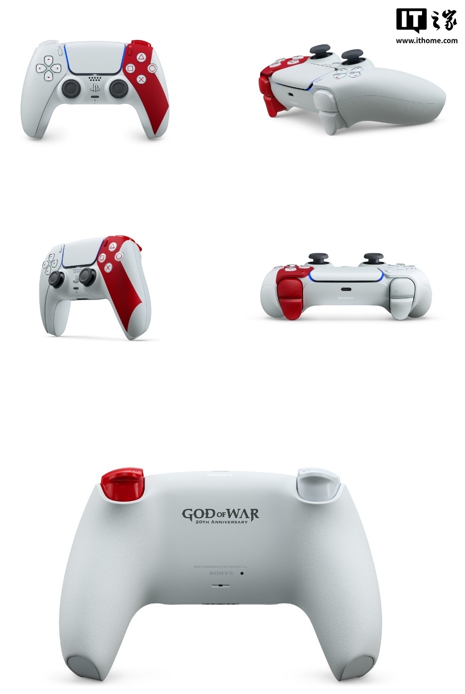 索尼PS5 游戏手柄《战神》20 周年纪念限量版发布-腾讯新闻