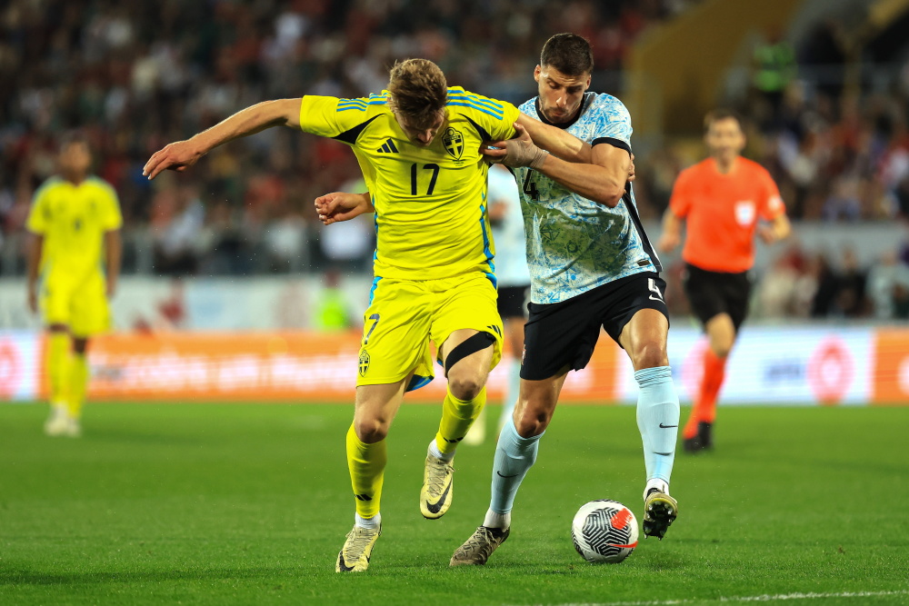 足球友谊赛葡萄牙胜瑞典