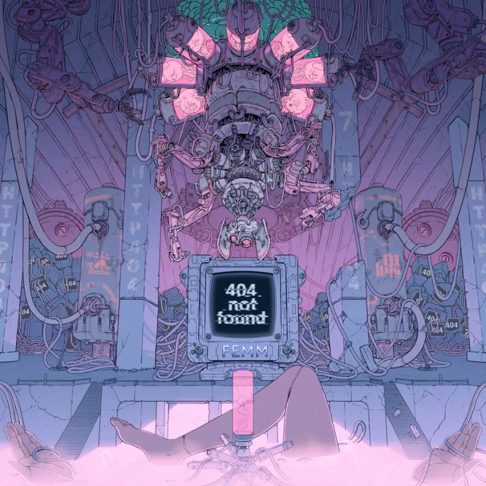 插画|赛博朋克画风演绎