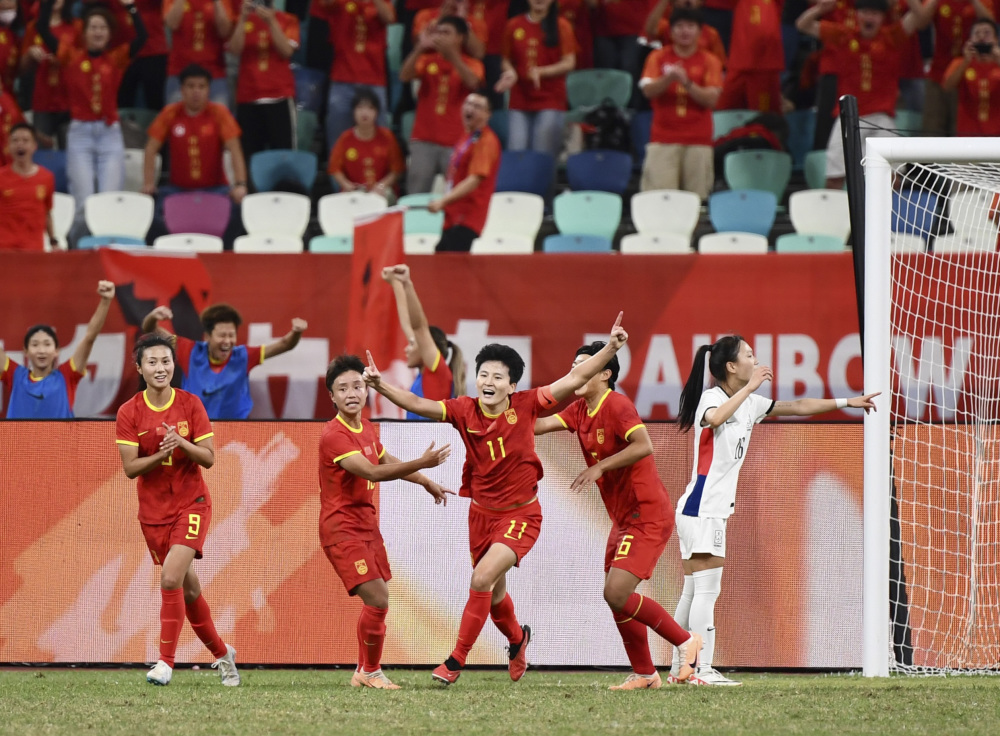 足球——巴黎奥运会女足亚洲区预选赛:中国队战平韩国队(2)