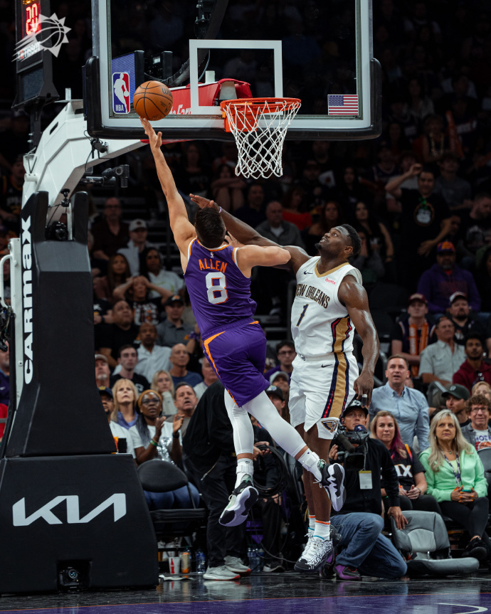 太阳输卡位战三巨头81分难掩内线软肋锡安291075帽制胜