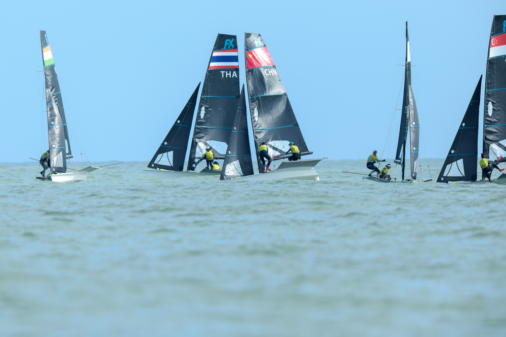 帆船——女子快速艇-49人fx级第四日赛况