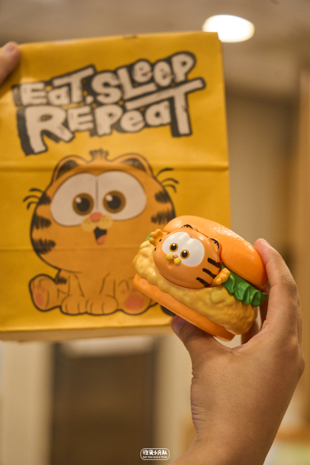 这辈子认识的第一个吃货就是电视上的这只大橘猫"欧迪,我卡住了,快把