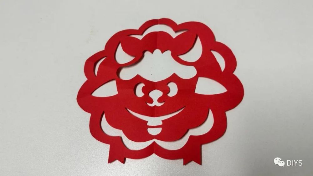 "手工剪纸"可爱的小绵羊_腾讯新闻