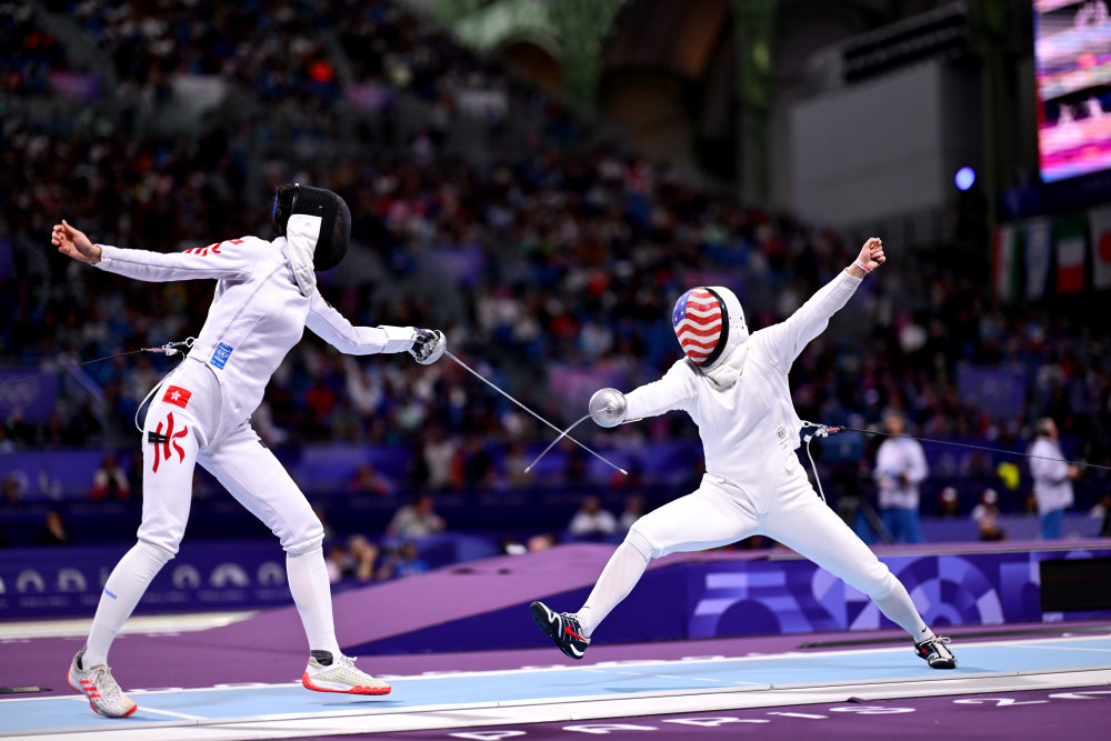 巴黎奥运会|击剑——女子个人重剑赛况(4)