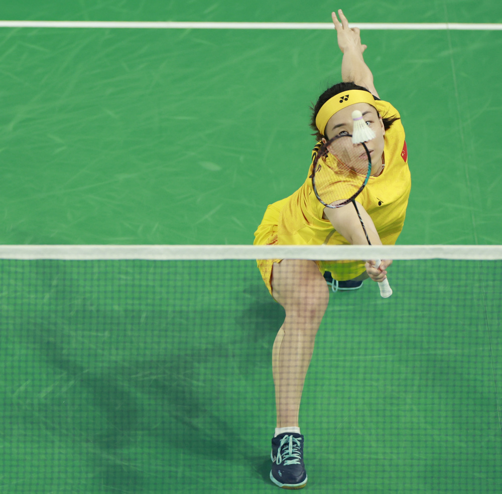 巴黎奥运会 | 羽毛球——女双小组赛:陈清晨/贾一凡获胜(5)