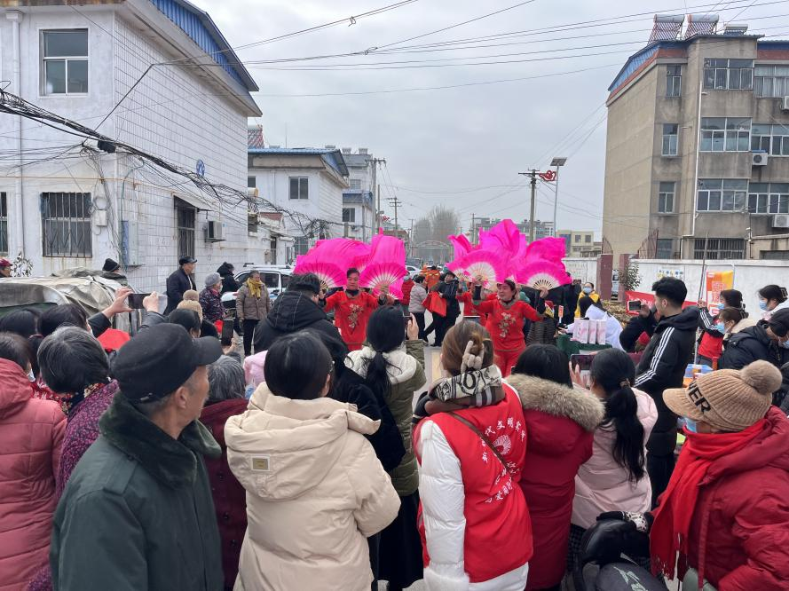 肥城市孙伯镇过大年感受浓浓年味