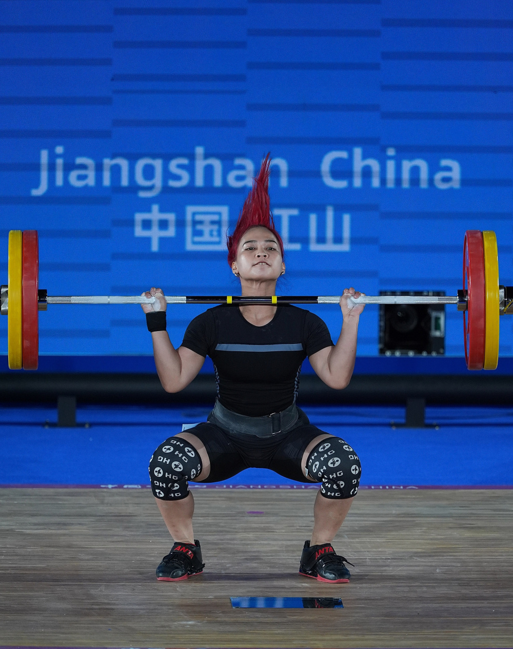 举重——亚锦赛:女子55公斤级赛况