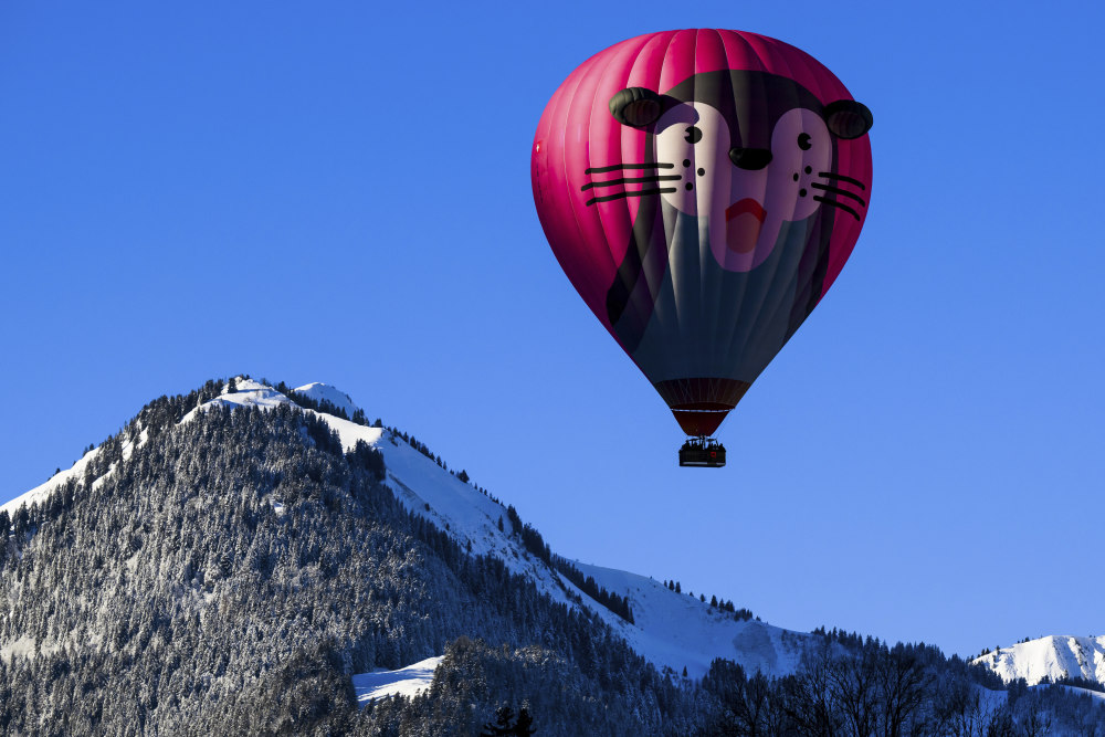 瑞士厄堡国际热气球节