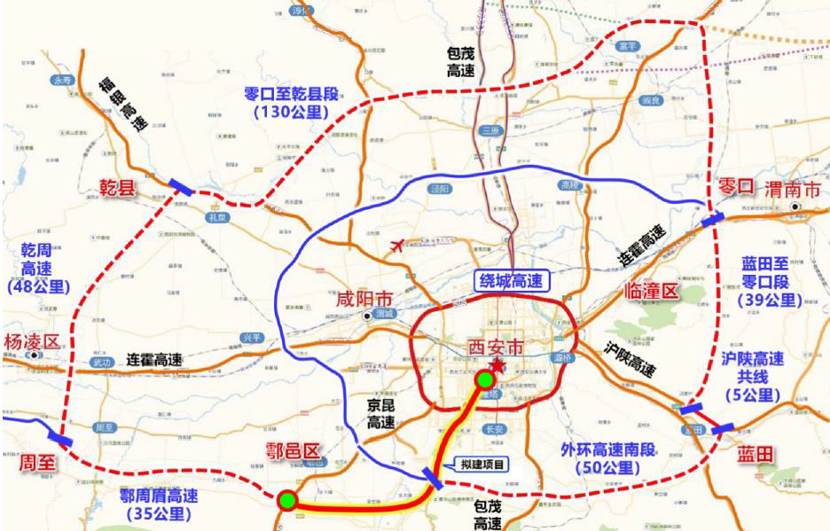 洛南至潼关高速路线图图片