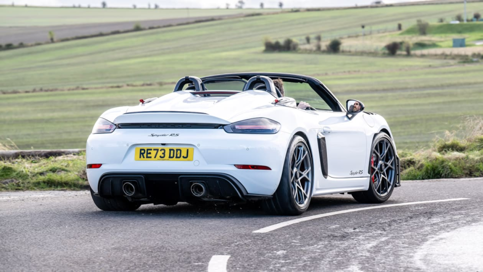 性能与敞篷相结合,保时捷718 spyder rs实车图发布_