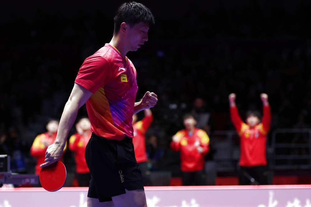乒乓球——男团决赛:中国队夺冠(4)