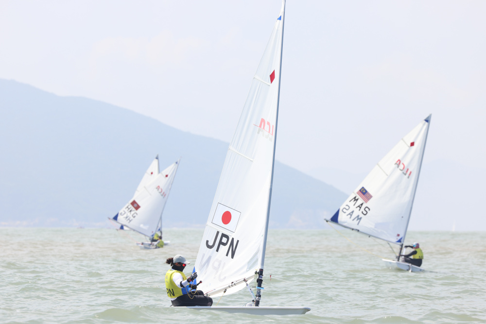 帆船女子单人艇爱尔卡6第五日赛况