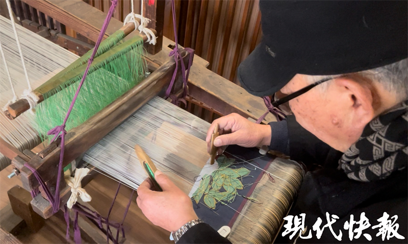 南通缂丝手艺人：以梭代笔，“金丝银缕”织出万千世界_腾讯新闻