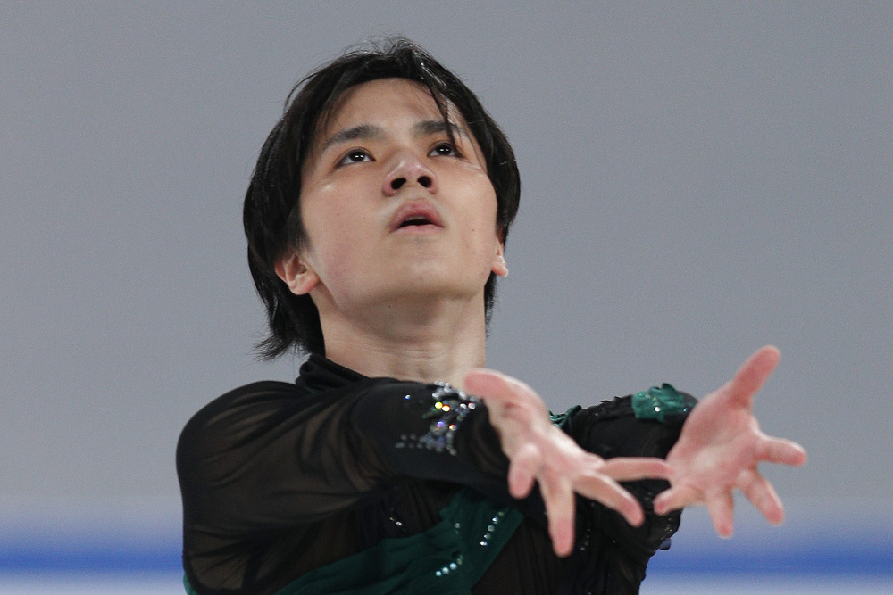 花样滑冰中国杯男单自由滑赛况