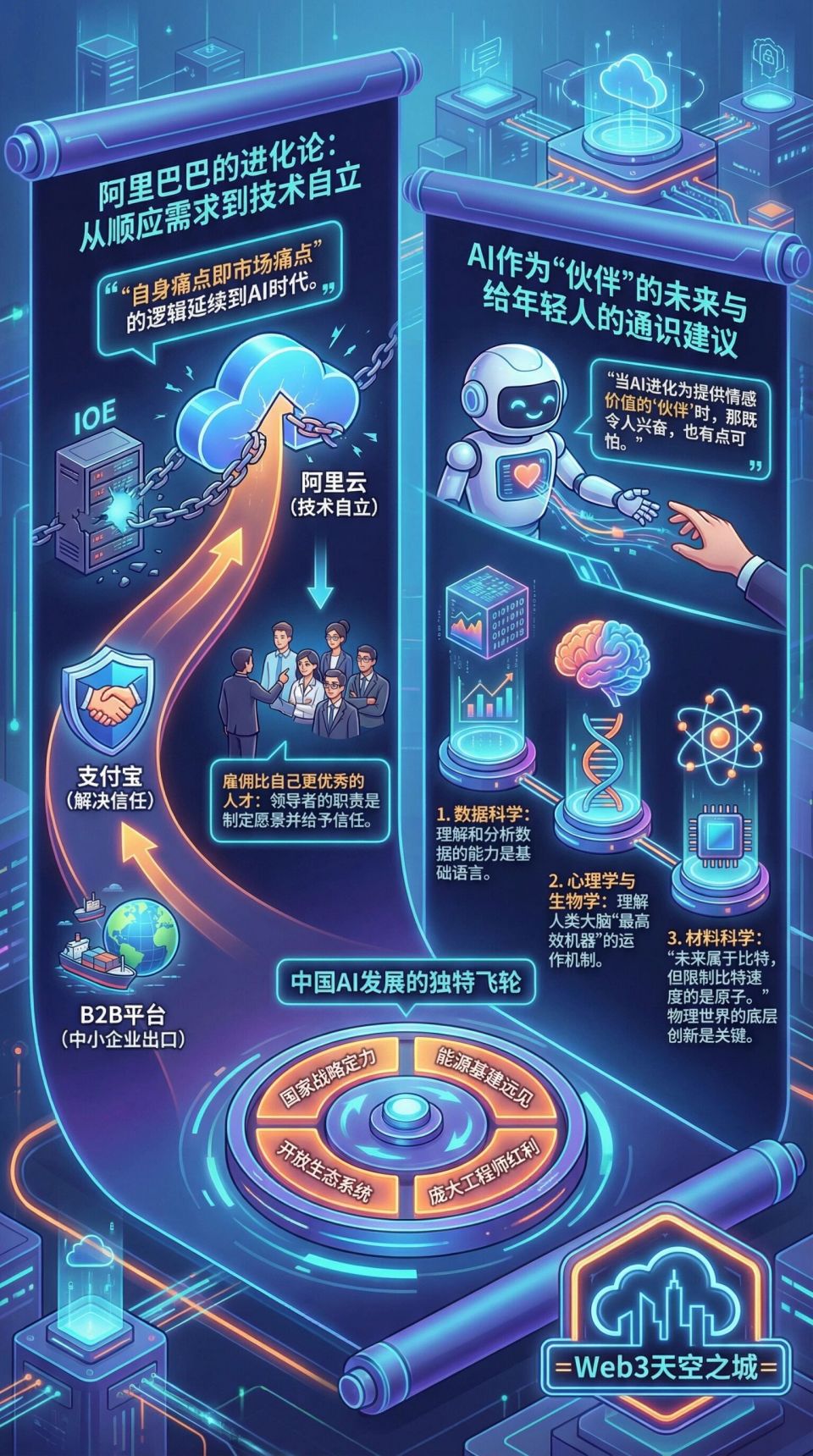 蔡崇信港大深度解读：中国AI的独特优势与未来十年的技术驱动力-腾讯新闻