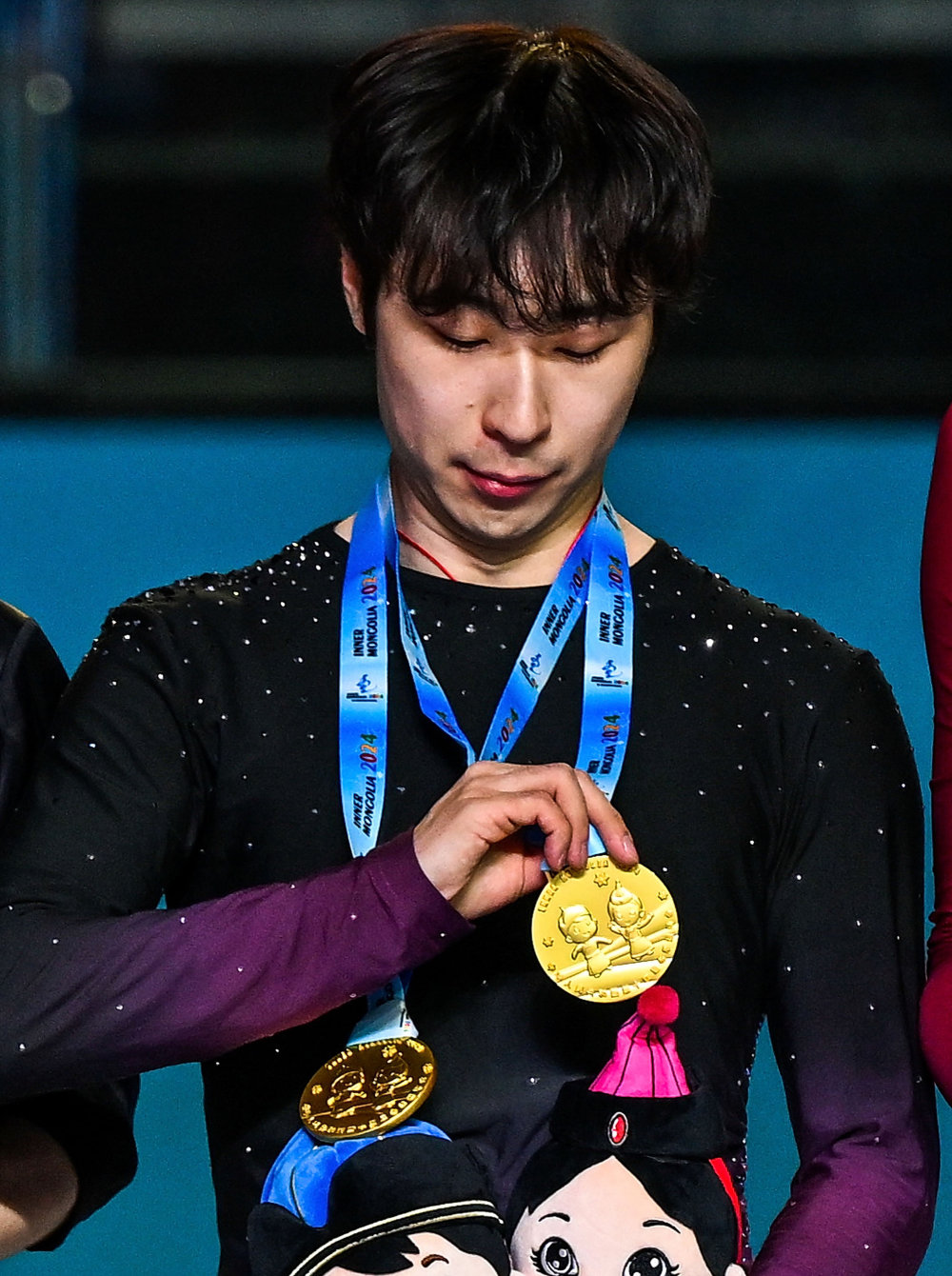 花样滑冰公开组男子单人滑金博洋夺冠