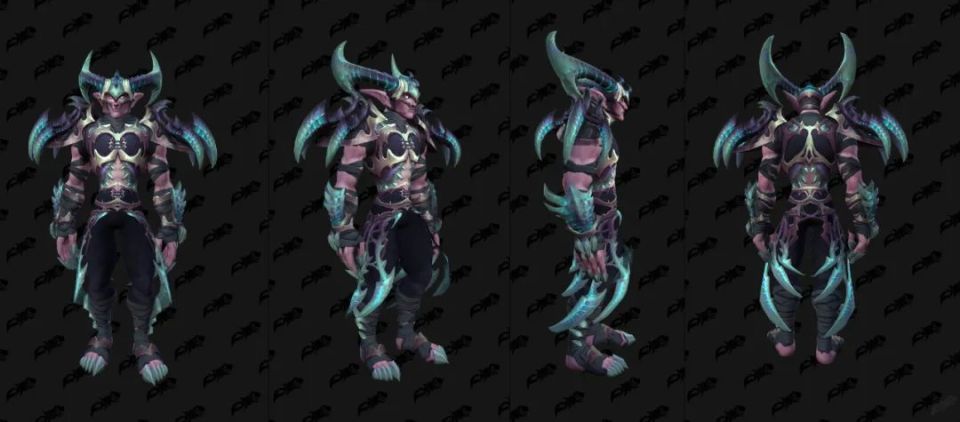 0恶魔猎手职业套装,很有恶魔的味道!