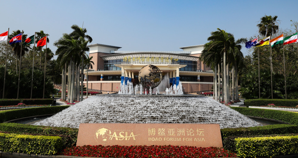 这是3月25日拍摄的博鳌亚洲论坛国际会议中心.
