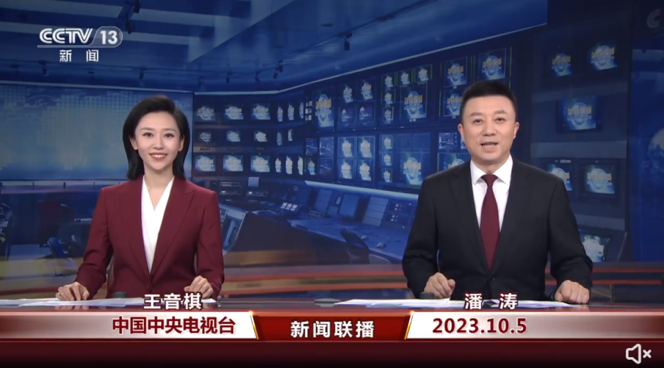 主持央视新闻频道凌晨三点的《新闻直播间》,其甜美清新的外型吸引了