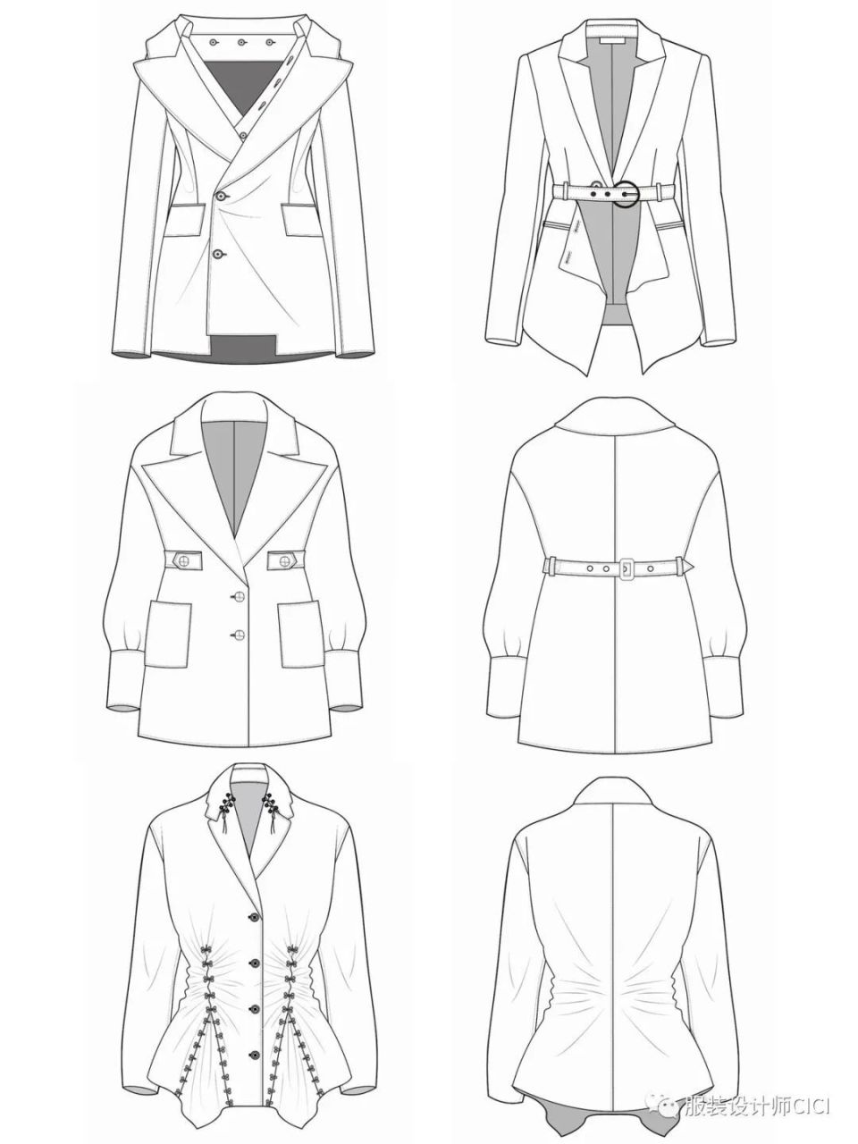 168款女士西服时装外套