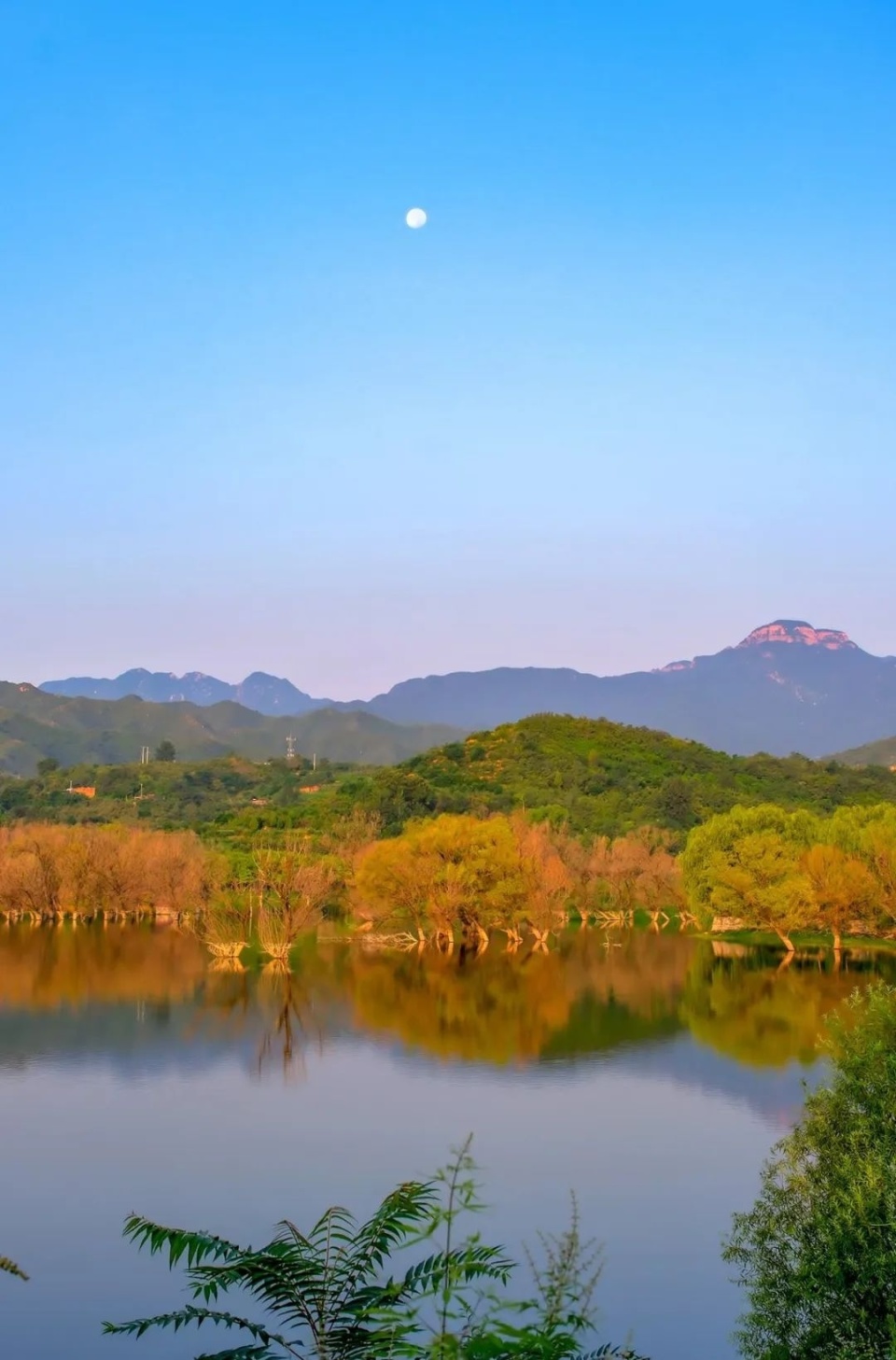 石家庄赞皇丨平泉湖:远山如黛 近水含烟