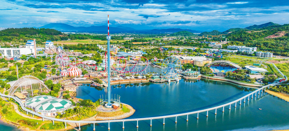 风景区蜈支洲岛研学基地云舍松涛金林儋州和庆通用机场海花岛海南省