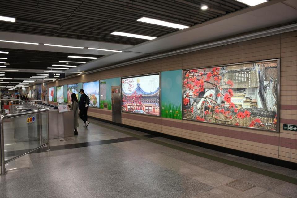 英雄花开英雄城烈士陵园地铁站红色绘画摄影展正式发布