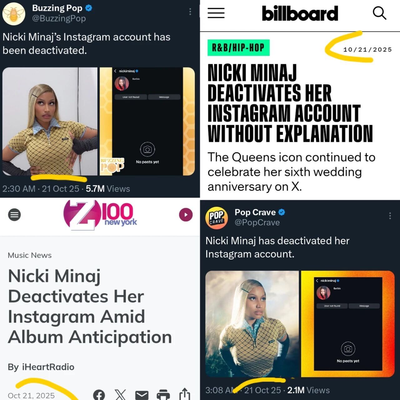 Nicki Minaj 注销两亿粉丝的Ins 账户了，她要放弃事业了吗？ - 腾讯云开发者社区-腾讯云