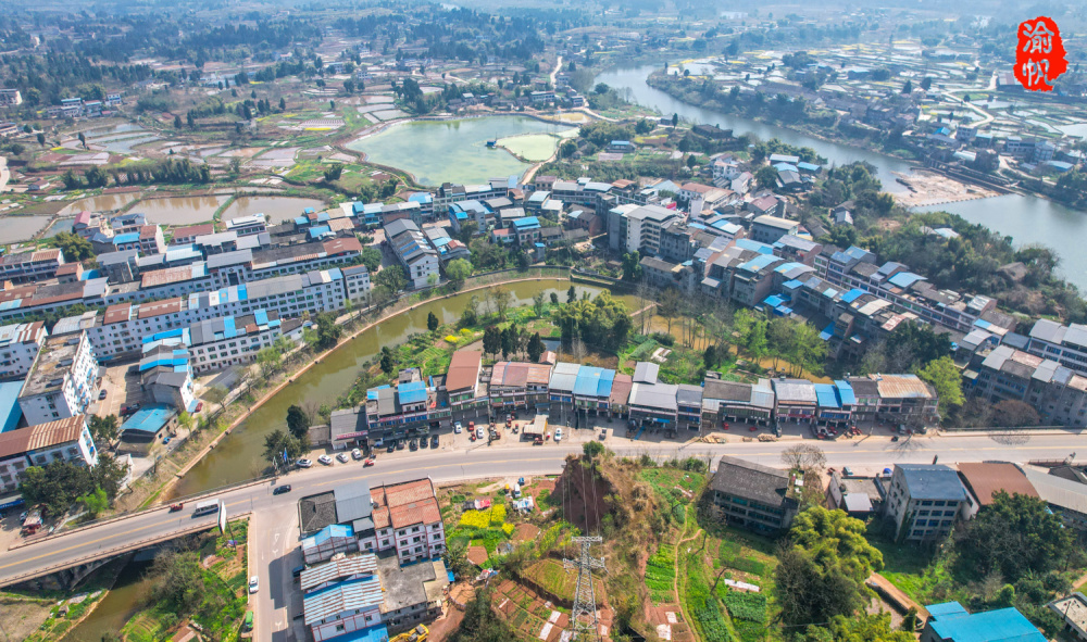 重庆太安镇,取太平安康之名,因太安鱼闻名全国,看看航拍怎么样_腾讯