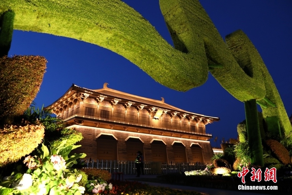 西安丹凤门夜景如画