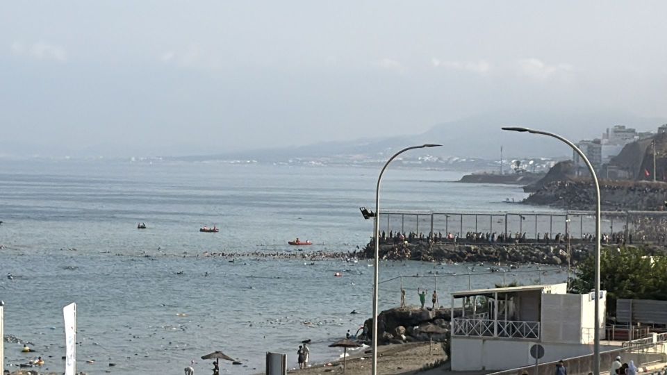 非法移民赌命欧洲 游向西班牙 7万北非人跳入大海