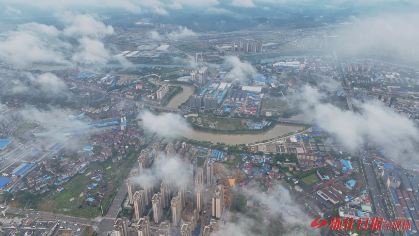 图说|怀化鹤城区:夏日云海景观宛若"天空之城"