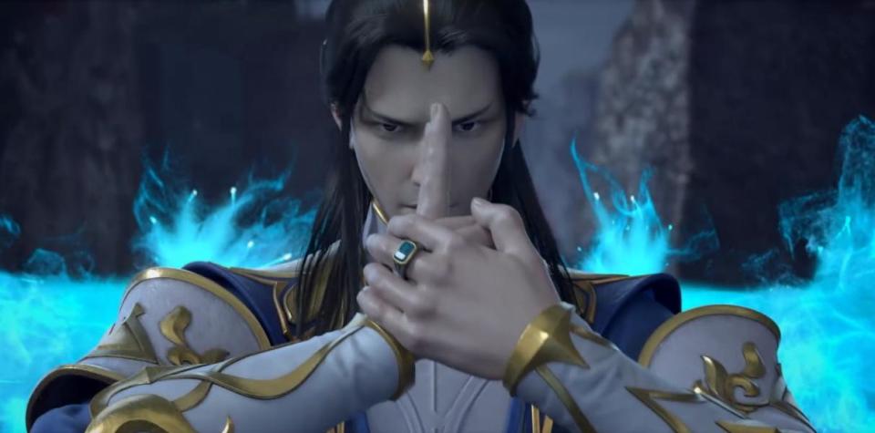 斗破：琉璃火莲打爆海心幻兽，韩枫被踢死，这就是偷瞄美腿的代价