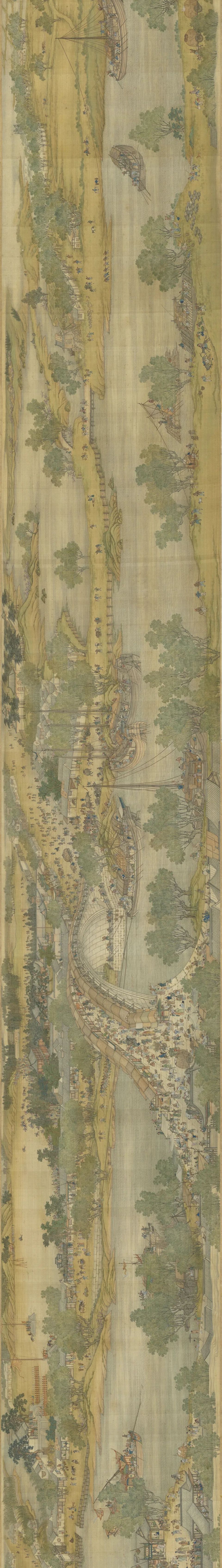 台北故宫· 清院本《清明上河图》长达十一米五的巨幅高清长卷