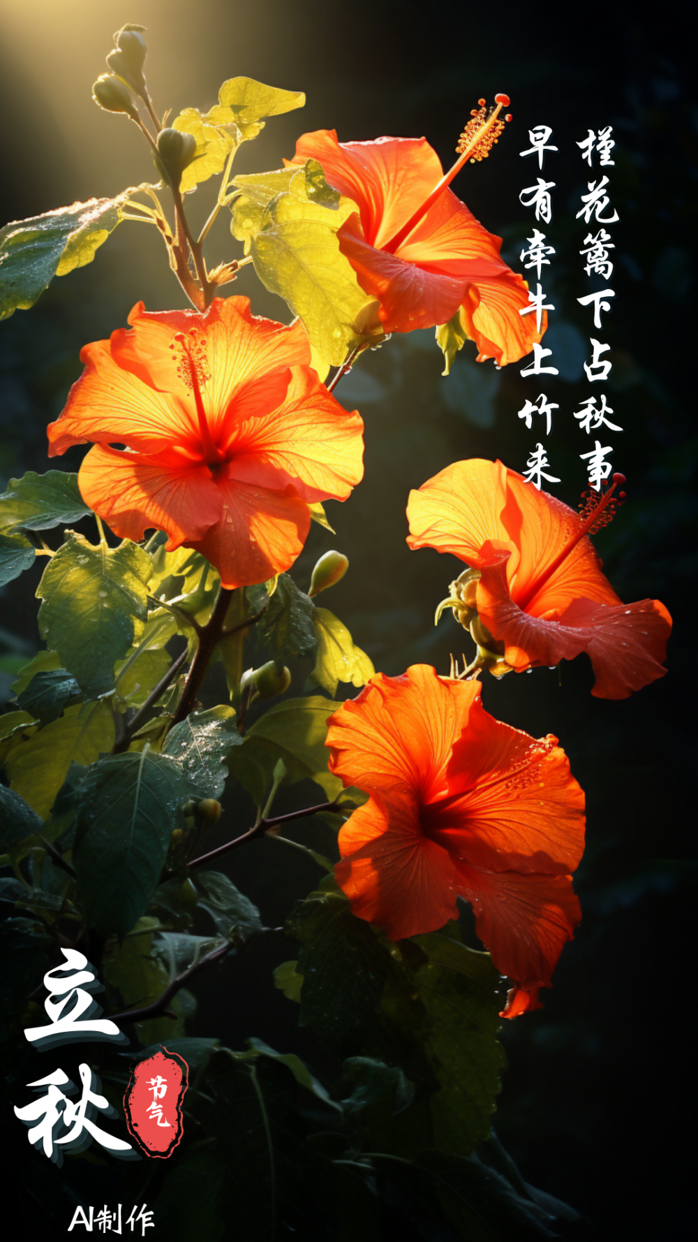 ai绘节气 | 秋风初起,万物渐收