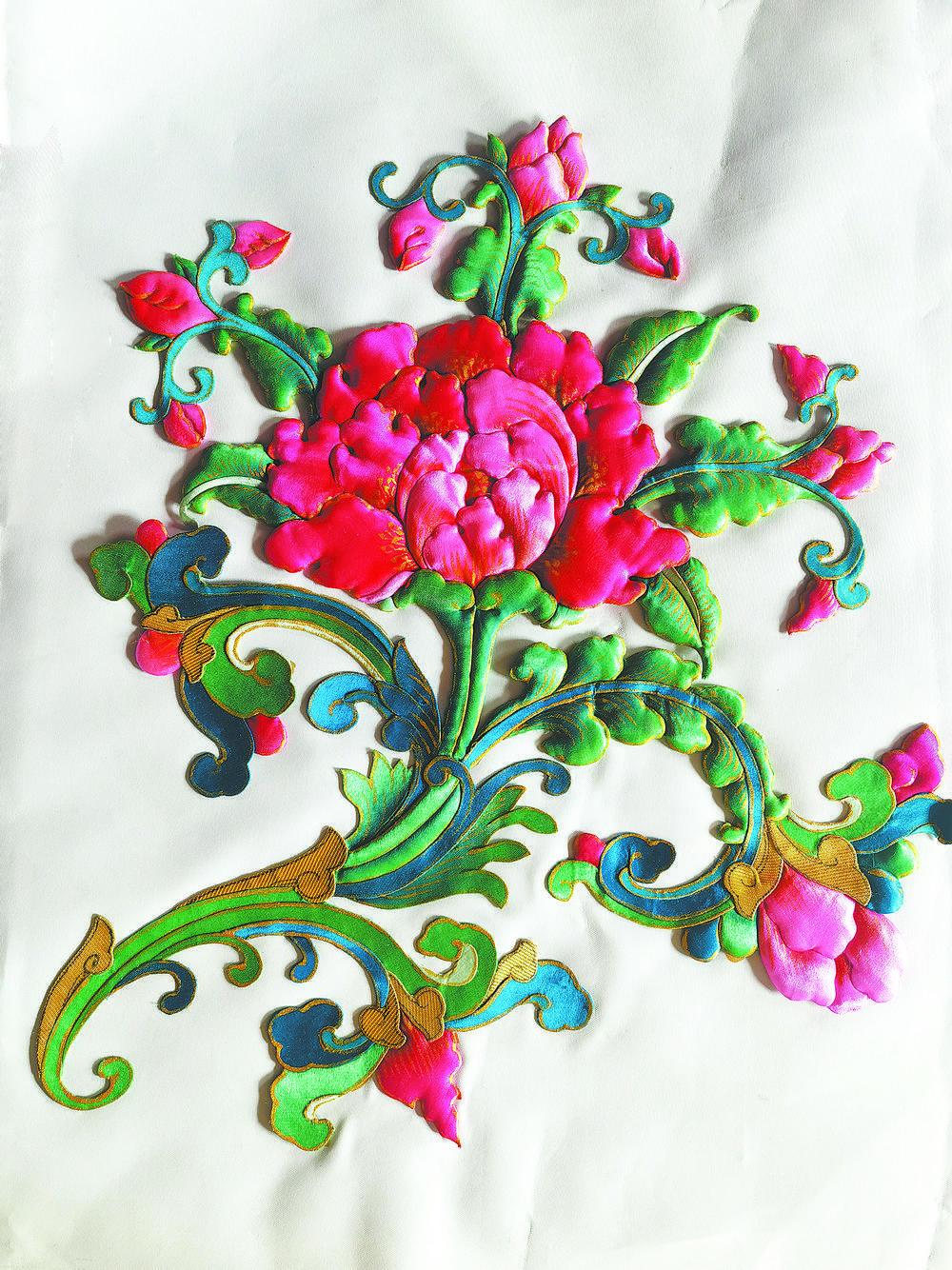 徐全熙用堆绣打开青海