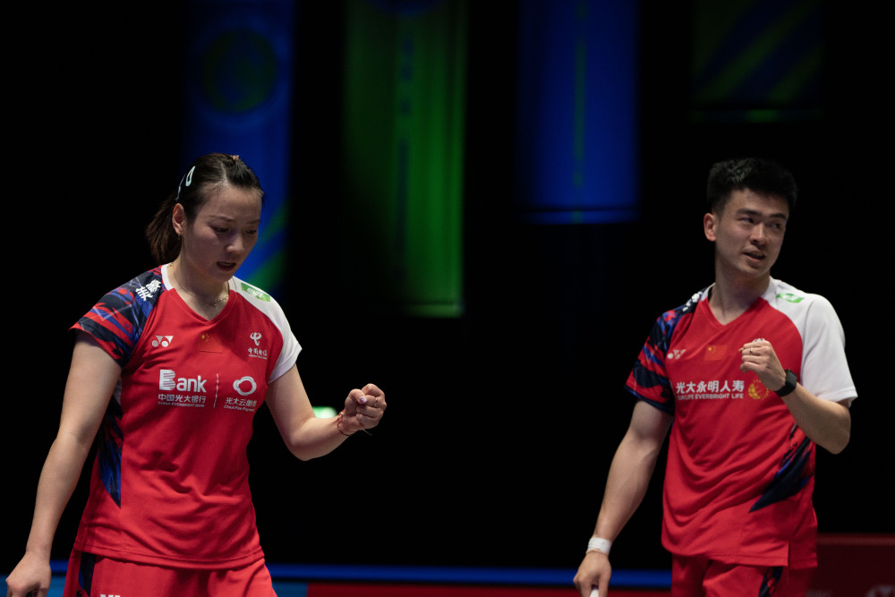 羽毛球全英公开赛郑思维黄雅琼晋级混双决赛