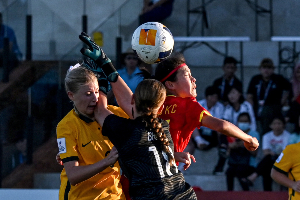 足球——u17女足亚洲杯:中国队胜澳大利亚队