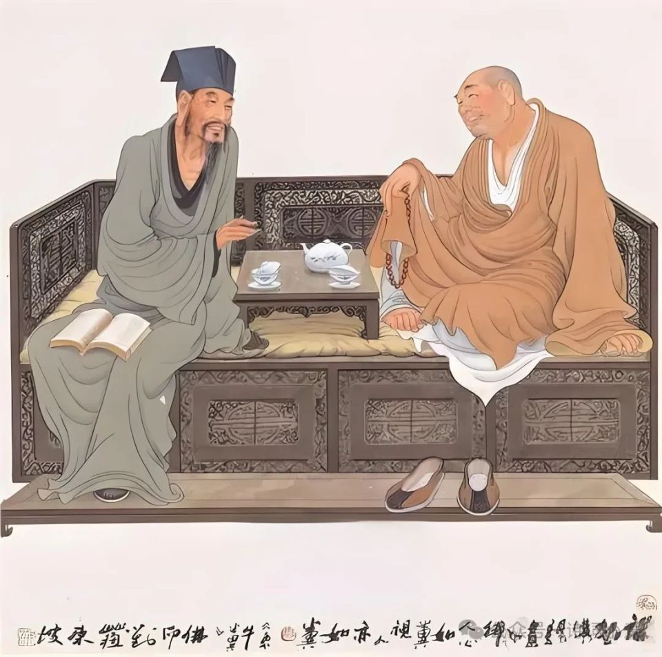 苏轼进庙大喊“秃驴何在”，老和尚4字机智回怼，成就千古绝对-腾讯新闻