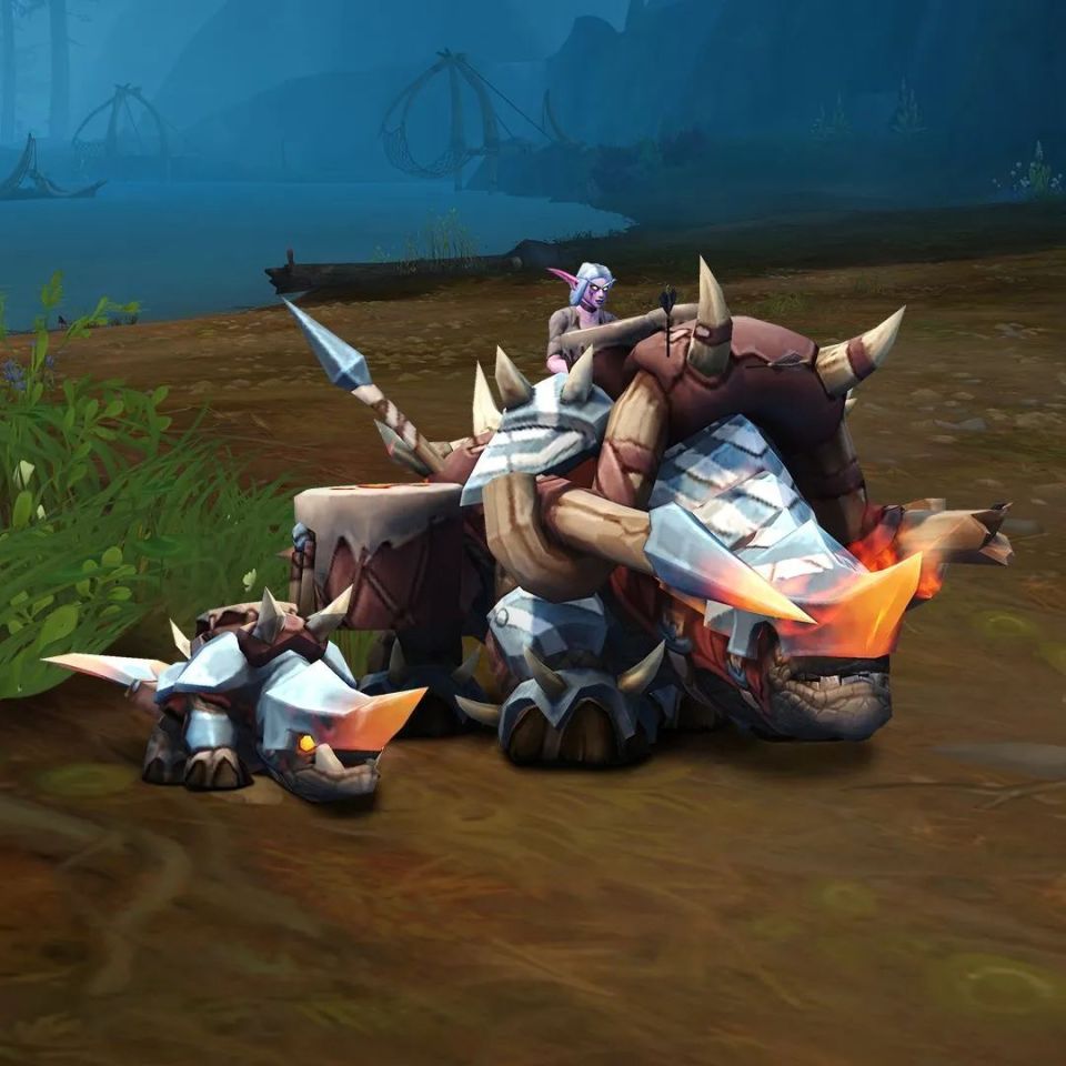 限时装甲攻城科多兽地面坐骑和科多兽小宠物