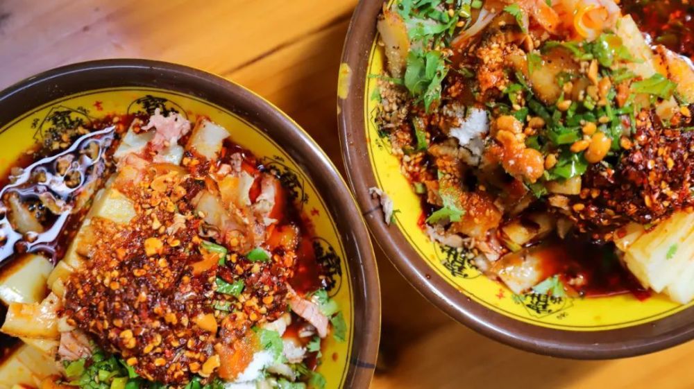 乐享云南美食保山隆阳下村豆粉