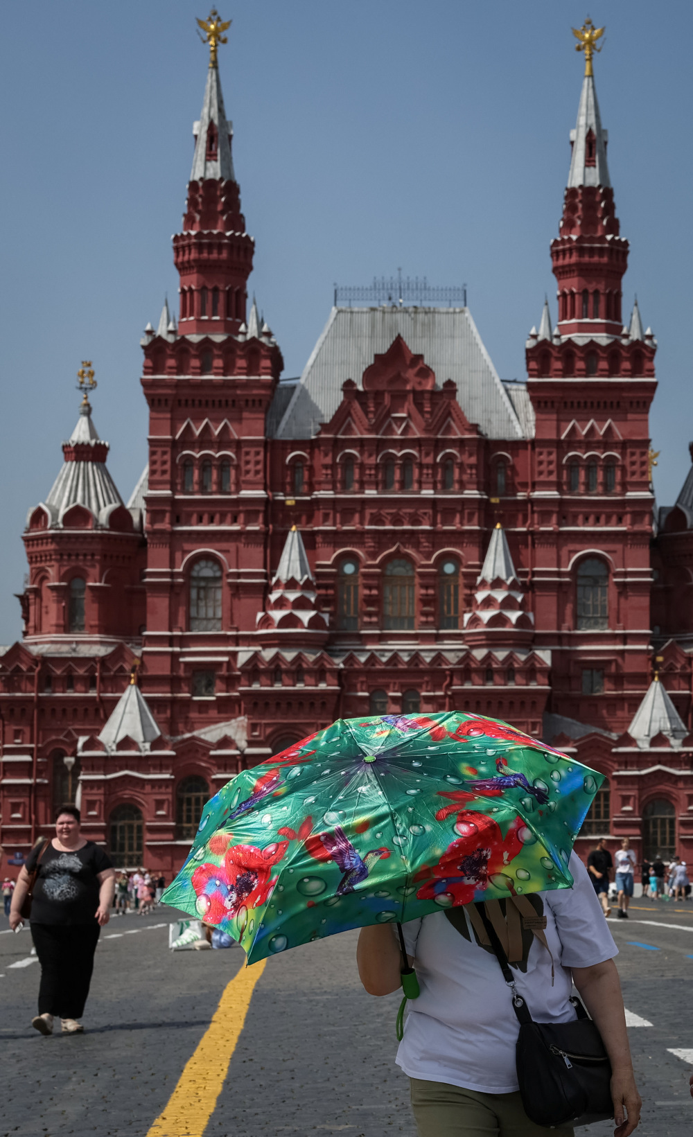 莫斯科遭遇高温天气