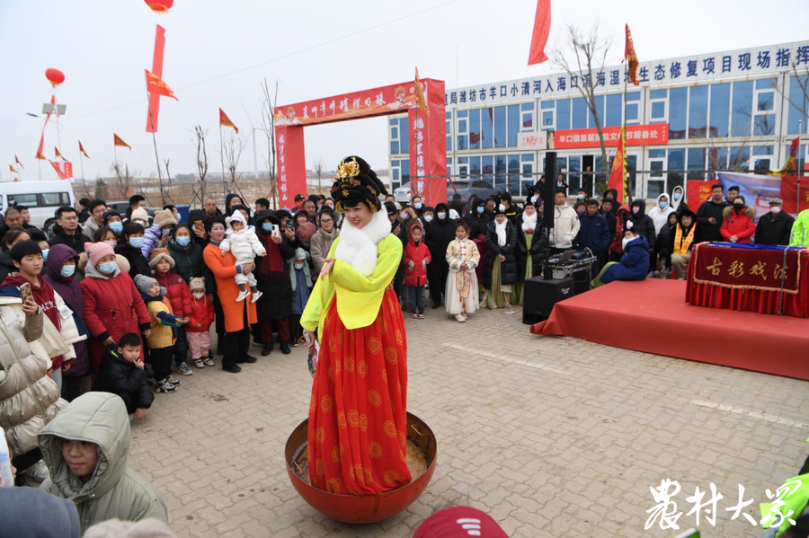 寿光市羊口镇首届渔盐文化节开幕